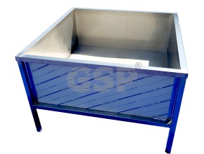 Stainless Steel Veg. Wash Tub Dimension: 500x850 & 650x850