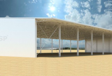 END WALL CLOSED SHED 32x72x8.5m  TINCURRIN WA