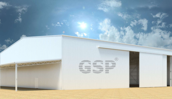 SHED-32x48x9.2m Lean to 8m - NUNGARIN